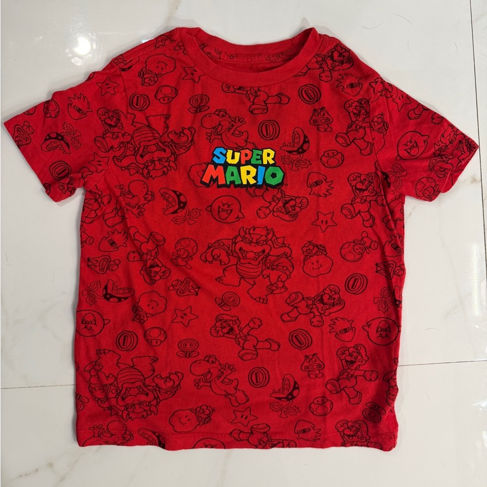 Nintendo Super Mario Red Kids T-Shirt